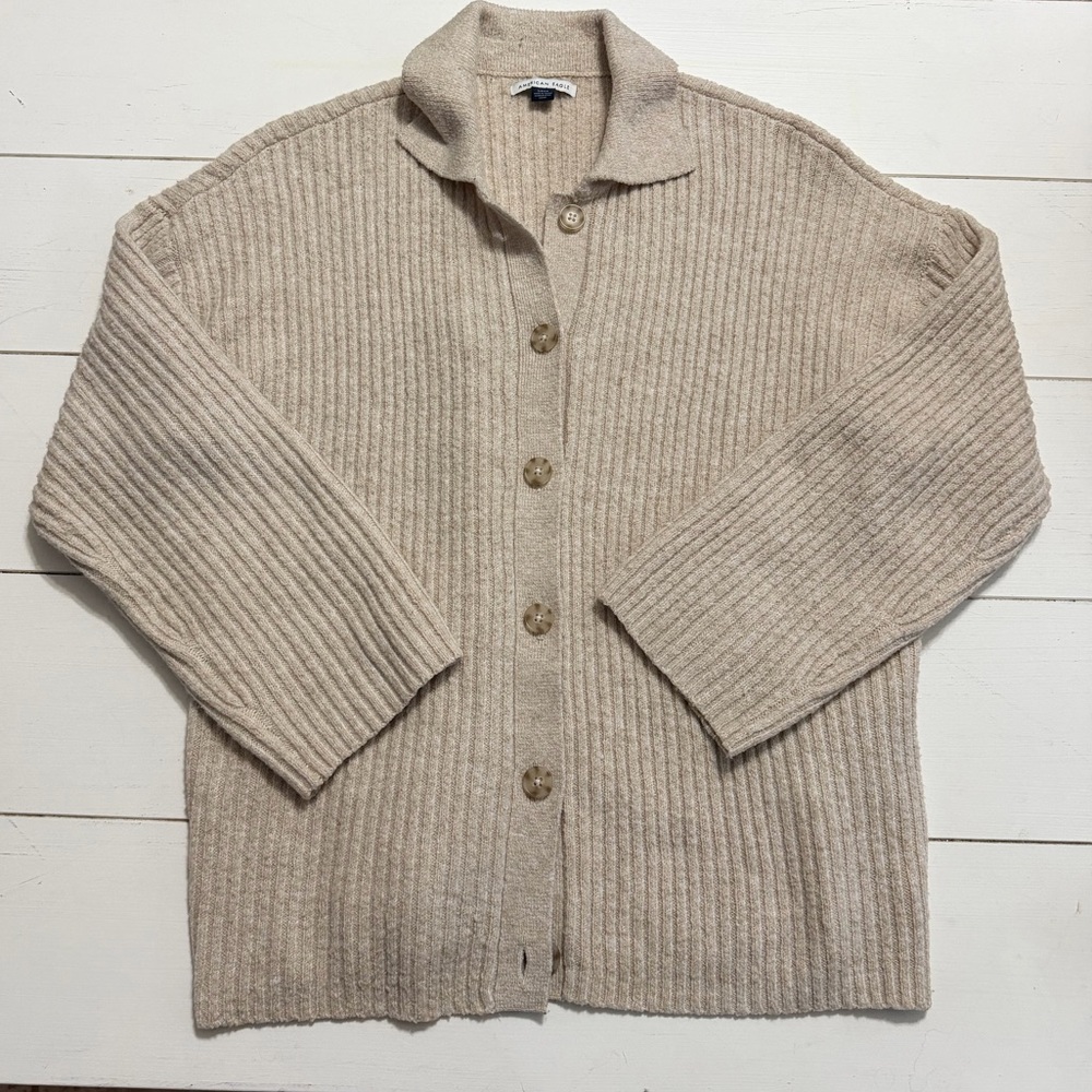 American Eagle Button Down Sweater - image 1